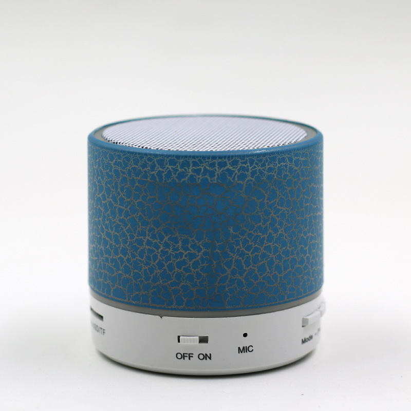 Mini haut-parleur sans fil portatif coloré coloré de vente chaude, haut-parleur sans fil rond de LED